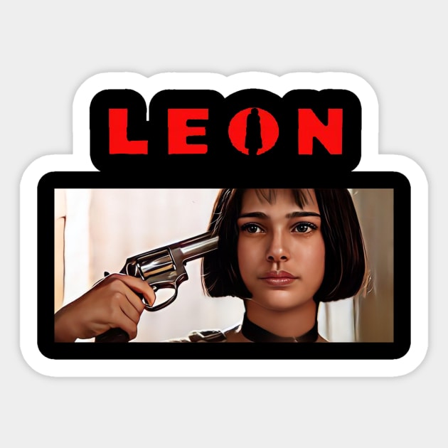 Leon Art Retro 90's Movie Sticker by Artsimple247